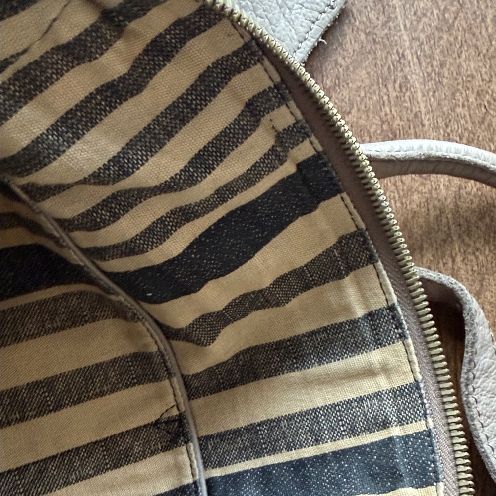 Liebeskind Taupe Crossbody Tote with Leather Trim & Brass Hardware - Picture 7 of 7